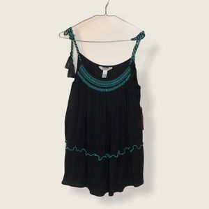 Arizona Jean Co Black Twist Blouse